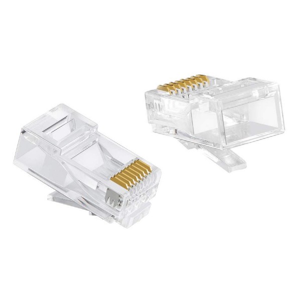 POWERTECH βύσμα RJ45 CAB-N352, Cat 6/6a UTP, διάφανο, 50τμχ POWERTECH βύσμα RJ45 CAB-N352, Cat 6/6a UTP, διάφανο, 50τμχ