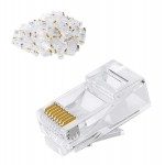 POWERTECH βύσμα RJ45 CAB-N352, Cat 6/6a UTP, διάφανο, 50τμχ POWERTECH βύσμα RJ45 CAB-N352, Cat 6/6a UTP, διάφανο, 50τμχ