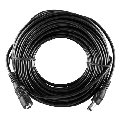 POWERTECH καλώδιο επέκτασης DC CAB-P030, 5.5 x 2.1mm, 10m, μαύρο POWERTECH καλώδιο επέκτασης DC CAB-P030, 5.5 x 2.1mm, 10m, μαύρο