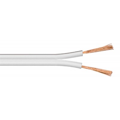 POWERTECH καλώδιο ήχου 2x 0.75mm² CAB-SP022, CCA, 10m, λευκό POWERTECH καλώδιο ήχου 2x 0.75mm² CAB-SP022, CCA, 10m, λευκό