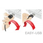 POWERTECH Καλώδιο USB σε USB Micro-B CAB-U133, 90°, Dual Easy USB, 1m POWERTECH Καλώδιο USB σε USB Micro-B CAB-U133, 90°, Dual Easy USB, 1m