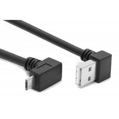POWERTECH Καλώδιο USB σε USB Micro-B CAB-U137, 90°, Dual Easy USB, 1m POWERTECH Καλώδιο USB σε USB Micro-B CAB-U137, 90°, Dual Easy USB, 1m
