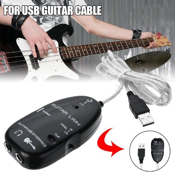 POWERTECH USB Guitar Link CAB-U140, για σύνδεση κιθάρας σε PC, 1m POWERTECH USB Guitar Link CAB-U140, για σύνδεση κιθάρας σε PC, 1m