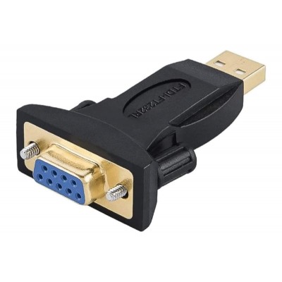 POWERTECH αντάπτορας USB 2.0 σε RS232 CAB-U152, PL2303TA, μαύρος POWERTECH αντάπτορας USB 2.0 σε RS232 CAB-U152, PL2303TA, μαύρος