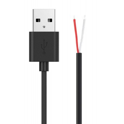 POWERTECH καλώδιο USB CAB-U157 με ελεύθερα άκρα, 1m, μαύρο POWERTECH καλώδιο USB CAB-U157 με ελεύθερα άκρα, 1m, μαύρο