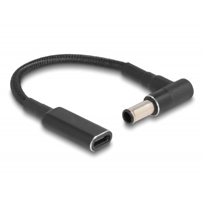 POWERTECH καλώδιο τροφοδοσίας CAB-UC065, USB-C σε Sony 6.0x4.3mm, μαύρο POWERTECH καλώδιο τροφοδοσίας CAB-UC065, USB-C σε Sony 6.0x4.3mm, μαύρο