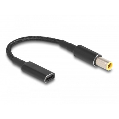 POWERTECH καλώδιο τροφοδοσίας CAB-UC067, USB-C σε IBM 7.9x5.5mm, μαύρο POWERTECH καλώδιο τροφοδοσίας CAB-UC067, USB-C σε IBM 7.9x5.5mm, μαύρο