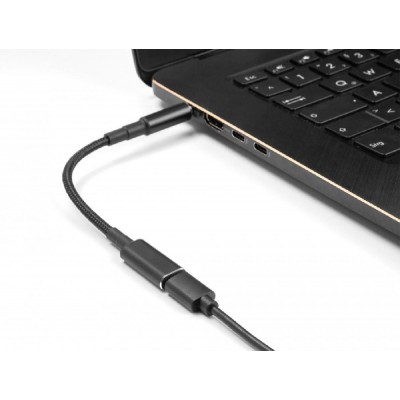 POWERTECH καλώδιο τροφοδοσίας CAB-UC069, USB-C σε 5.5x2.1mm, 15cm, μαύρο POWERTECH καλώδιο τροφοδοσίας CAB-UC069, USB-C σε 5.5x2.1mm, 15cm, μαύρο