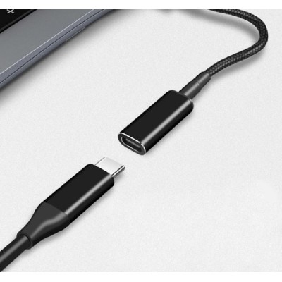 POWERTECH καλώδιο τροφοδοσίας CAB-UC073, USB-C σε HP 4.8x1.7mm, μαύρο POWERTECH καλώδιο τροφοδοσίας CAB-UC073, USB-C σε HP 4.8x1.7mm, μαύρο