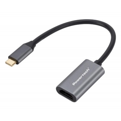 POWERTECH αντάπτορας USB-C σε HDMI CAB-UC086, 4K/60Hz, γκρι POWERTECH αντάπτορας USB-C σε HDMI CAB-UC086, 4K/60Hz, γκρι