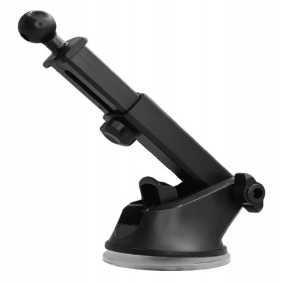 Πτυσσόμενος βραχίονας βάσης κινητού με βεντούζα CAR-0012, μαύρος Πτυσσόμενος βραχίονας βάσης κινητού με βεντούζα CAR-0012, μαύρος