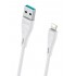 CELEBRAT καλώδιο Lightning σε USB CB-18I, 15W 2.4A, 480Mbps, 1m, λευκό