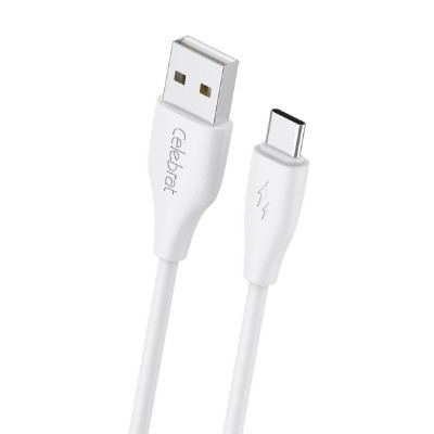 CELEBRAT καλώδιο USB-C σε USB CB-31A, 15W, 480Mbps, 1m, λευκό CELEBRAT καλώδιο USB-C σε USB CB-31A, 15W, 480Mbps, 1m, λευκό
