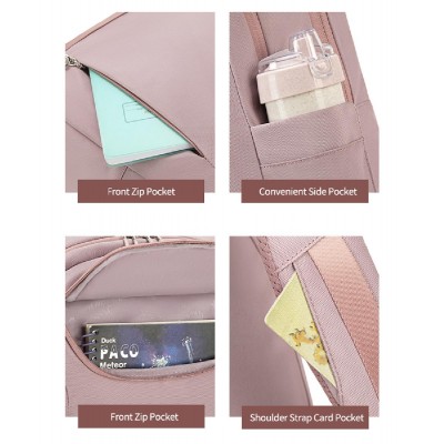 CHANTRIA γυναικεία τσάντα πλάτης CB00638 με θήκη laptop 15.6", 20.2L, μωβ CHANTRIA γυναικεία τσάντα πλάτης CB00638 με θήκη laptop 15.6", 20.2L, μωβ