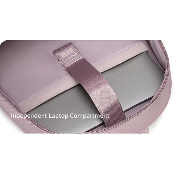 CHANTRIA γυναικεία τσάντα πλάτης CB00649 με θήκη laptop 14", 14.3L, χακί CHANTRIA γυναικεία τσάντα πλάτης CB00649 με θήκη laptop 14", 14.3L, χακί