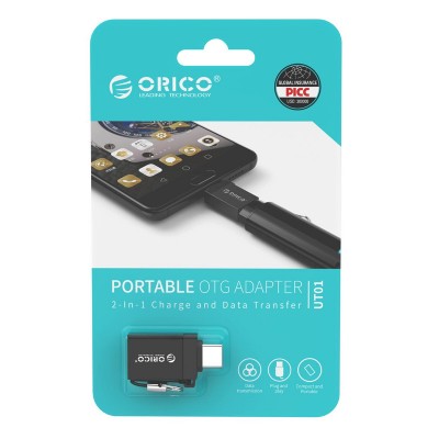 ORICO αντάπτορας USB Type-C σε USB 3.0 CBT-UT01, μαύρος ORICO αντάπτορας USB Type-C σε USB 3.0 CBT-UT01, μαύρος