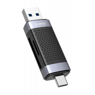 ORICO card reader CD2D-AC3 για SD & Micro SD, USB-C & USB 3.0, μαύρο ORICO card reader CD2D-AC3 για SD & Micro SD, USB-C & USB 3.0, μαύρο