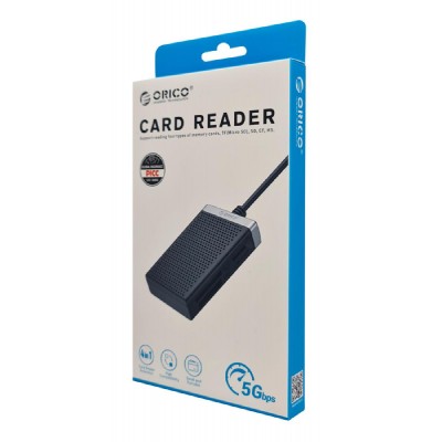 ORICO card reader CL4T-A3 για Micro SD/SD/CF/MS, USB 3.0, μαύρο ORICO card reader CL4T-A3 για Micro SD/SD/CF/MS, USB 3.0, μαύρο