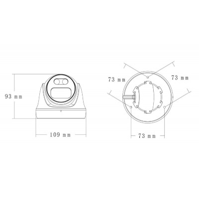 LONGSE υβριδική κάμερα CMSAHTC200FPEW, 2.8mm, 1/3" CMOS, 5MP, LED 25m LONGSE υβριδική κάμερα CMSAHTC200FPEW, 2.8mm, 1/3" CMOS, 5MP, LED 25m
