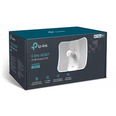 TP-LINK 23dBi outdoor CPE CPE710, AC 867Mbps 5GHz, Ver. 1.0 TP-LINK 23dBi outdoor CPE CPE710, AC 867Mbps 5GHz, Ver. 1.0