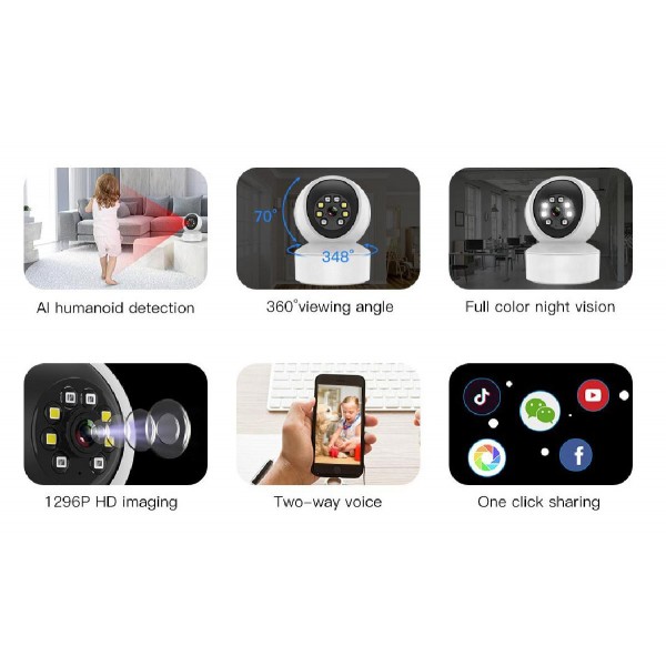 VSTARCAM smart IP κάμερα CS49L, 3MP, WiFi, PTZ VSTARCAM smart IP κάμερα CS49L, 3MP, WiFi, PTZ