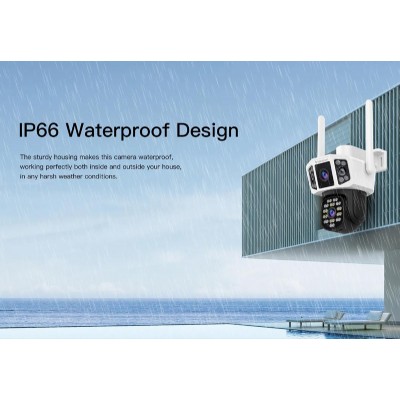 VSTARCAM smart κάμερα CS667DR, dual lens, 3MP, WiFi, SD, PTZ, IP66 VSTARCAM smart κάμερα CS667DR, dual lens, 3MP, WiFi, SD, PTZ, IP66