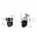 VSTARCAM smart κάμερα CS667DR, dual lens, 3MP, WiFi, SD, PTZ, IP66 VSTARCAM smart κάμερα CS667DR, dual lens, 3MP, WiFi, SD, PTZ, IP66