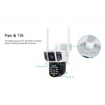 VSTARCAM smart κάμερα CS667DR, dual lens, 3MP, WiFi, SD, PTZ, IP66 VSTARCAM smart κάμερα CS667DR, dual lens, 3MP, WiFi, SD, PTZ, IP66