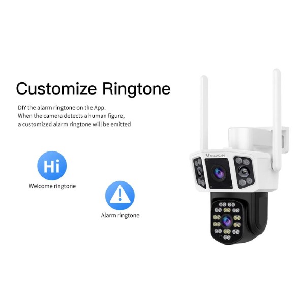 VSTARCAM smart κάμερα CS667DR, dual lens, 3MP, WiFi, SD, PTZ, IP66 VSTARCAM smart κάμερα CS667DR, dual lens, 3MP, WiFi, SD, PTZ, IP66