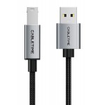 CABLETIME καλώδιο USB σε USB Type B CT-AMBM1, 480Mbps, 3m, μαύρο CABLETIME καλώδιο USB σε USB Type B CT-AMBM1, 480Mbps, 3m, μαύρο