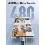 CABLETIME καλώδιο USB-C CT-CM100, 100W PD, 2m, μαύρο CABLETIME καλώδιο USB-C CT-CM100, 100W PD, 2m, μαύρο
