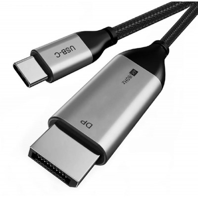CABLETIME καλώδιο USB-C σε DisplayPort CT-CMDP2, 4K/30Hz, 1.2m, μαύρο CABLETIME καλώδιο USB-C σε DisplayPort CT-CMDP2, 4K/30Hz, 1.2m, μαύρο