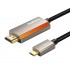 CABLETIME καλώδιο USB-C σε HDMI CT-CMHD8K, 8K/60Hz, 3m, μαύρο