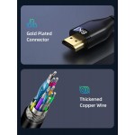 CABLETIME καλώδιο HDMI 2.1 CT-HM8K με Ethernet, 8K/60Hz, 48 Gbps, 1m, μαύρο CABLETIME καλώδιο HDMI 2.1 CT-HM8K με Ethernet, 8K/60Hz, 48 Gbps, 1m, μαύρο