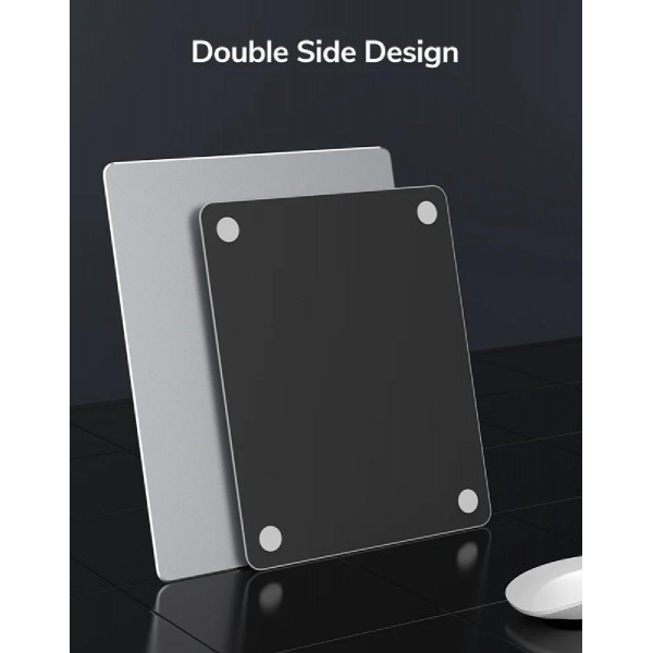Μεταλλικό mouse pad CT-MP24-AS, 246x202x2mm, ασημί/μαύρο Μεταλλικό mouse pad CT-MP24-AS, 246x202x2mm, ασημί/μαύρο