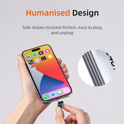 CABLETIME αντάπτορας USB-C CT-OTG42-AG, γωνιακός, USB4, 240W, 40Gbps, 8K, γκρι CABLETIME αντάπτορας USB-C CT-OTG42-AG, γωνιακός, USB4, 240W, 40Gbps, 8K, γκρι