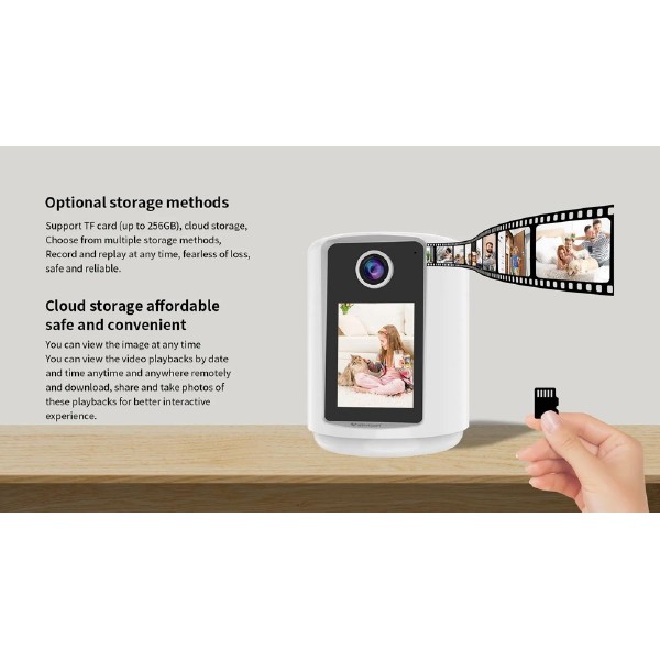 VSTARCAM smart κάμερα CV331S με οθόνη, 3MP, WiFi, 2000mAh, SD VSTARCAM smart κάμερα CV331S με οθόνη, 3MP, WiFi, 2000mAh, SD