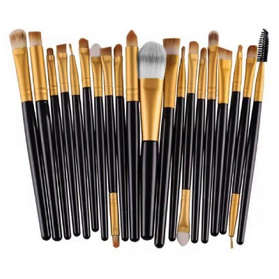 Σετ πινέλων μακιγιάζ DA178, συνθετικές τρίχες, μαύρο/χρυσό, 20τμχ Σετ πινέλων μακιγιάζ DA178, συνθετικές τρίχες, μαύρο/χρυσό, 20τμχ
