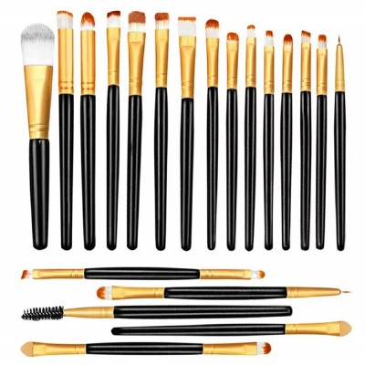 Σετ πινέλων μακιγιάζ DA178, συνθετικές τρίχες, μαύρο/χρυσό, 20τμχ Σετ πινέλων μακιγιάζ DA178, συνθετικές τρίχες, μαύρο/χρυσό, 20τμχ