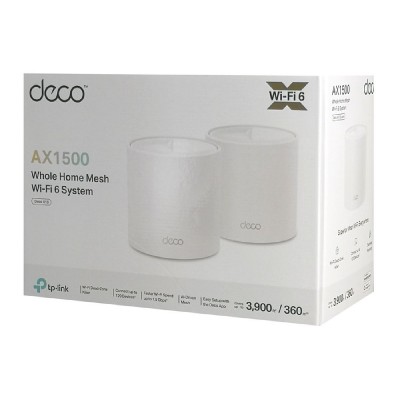 TP-LINK Home Mesh Wi-Fi System Deco X10, 1500Mbps AX1500, Ver. 1.0, 2τμχ TP-LINK Home Mesh Wi-Fi System Deco X10, 1500Mbps AX1500, Ver. 1.0, 2τμχ
