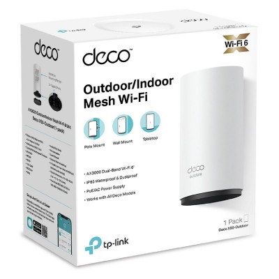 TP-LINK Whole Home Mesh Deco X50-Outdoor AX3000 Dual-Band Wi-Fi 6, Ver.1 TP-LINK Whole Home Mesh Deco X50-Outdoor AX3000 Dual-Band Wi-Fi 6, Ver.1