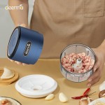 DEERMA πολυκόφτης JS100, με μπαταρία, 150ml, 40W, 3 λεπίδες, μπλε DEERMA πολυκόφτης JS100, με μπαταρία, 150ml, 40W, 3 λεπίδες, μπλε