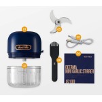 DEERMA πολυκόφτης JS100, με μπαταρία, 150ml, 40W, 3 λεπίδες, μπλε DEERMA πολυκόφτης JS100, με μπαταρία, 150ml, 40W, 3 λεπίδες, μπλε