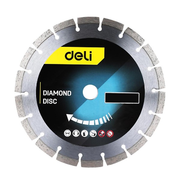 DELI δίσκος κοπής διαμαντέ DH-SQP125-E1, δομικών υλικών, 125mm, 12250rpm DELI δίσκος κοπής διαμαντέ DH-SQP125-E1, δομικών υλικών, 125mm, 12250rpm