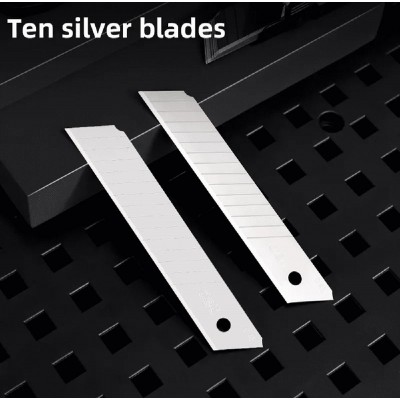 DELI ανταλλακτικές λεπίδες DL-DPJ09B για κοπίδι, 18mm, 10τμχ DELI ανταλλακτικές λεπίδες DL-DPJ09B για κοπίδι, 18mm, 10τμχ