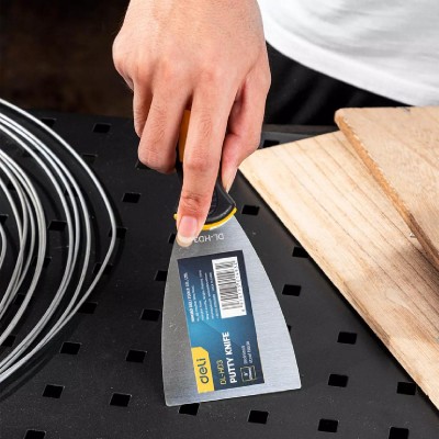 DELI σπάτουλα DL-HD3 με ανοξείδωτη λάμα, 75mm DELI σπάτουλα DL-HD3 με ανοξείδωτη λάμα, 75mm