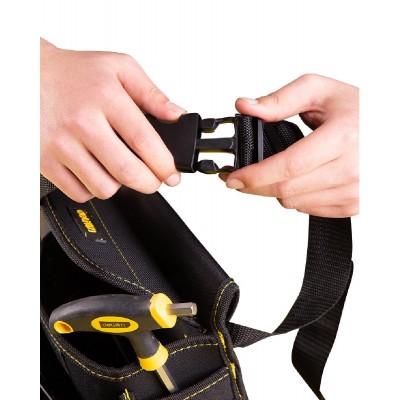 DELI εργαλειοθήκη μέσης DL-P4, υφασμάτινη, 22x14x20cm, μαύρη DELI εργαλειοθήκη μέσης DL-P4, υφασμάτινη, 22x14x20cm, μαύρη