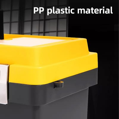 DELI εργαλειοθήκη DL-TC270, πλαστική, 40x21x19cm, μαύρη DELI εργαλειοθήκη DL-TC270, πλαστική, 40x21x19cm, μαύρη