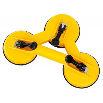 DELI βεντούζα τζαμιών DL-XP23 ικανότητα συγκράτησης 120kg, τριπλή, 118mm DELI βεντούζα τζαμιών DL-XP23 ικανότητα συγκράτησης 120kg, τριπλή, 118mm