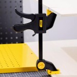 DELI σφιγκτήρας σκανδάλης DL110136 με μέγιστο άνοιγμα 900mm, μαύρος DELI σφιγκτήρας σκανδάλης DL110136 με μέγιστο άνοιγμα 900mm, μαύρος